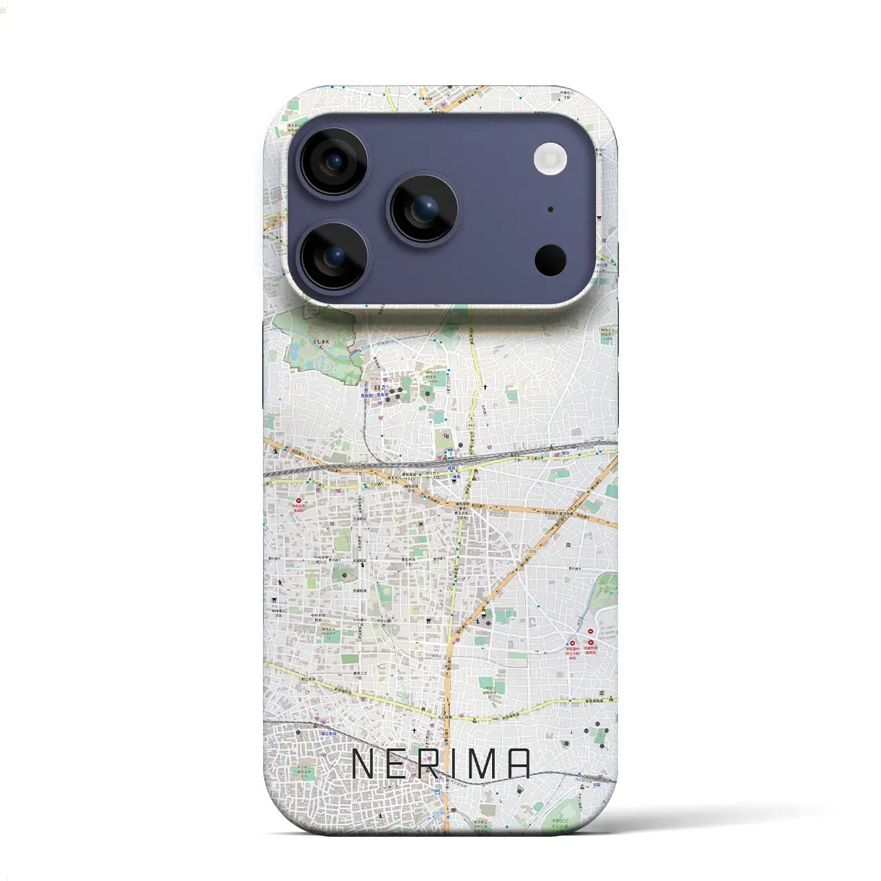 【練馬(東京都)】地図柄iPhoneケース(バックカバータイプ)