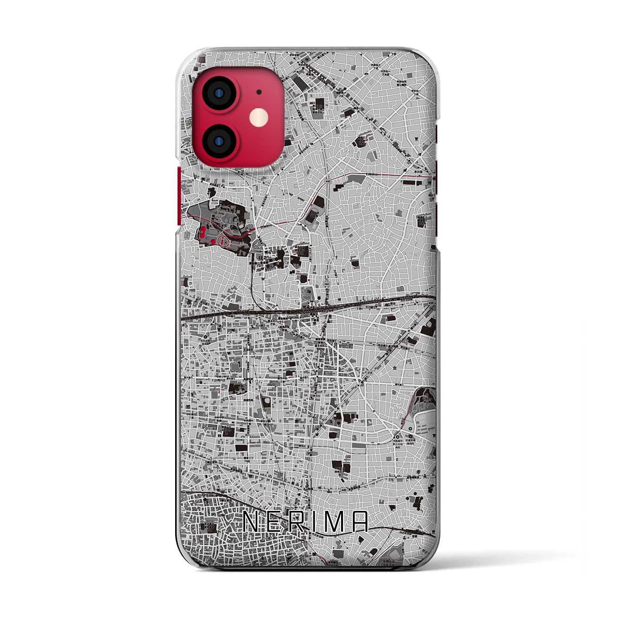 【練馬(東京都)】地図柄iPhoneケース(クリアタイプ)