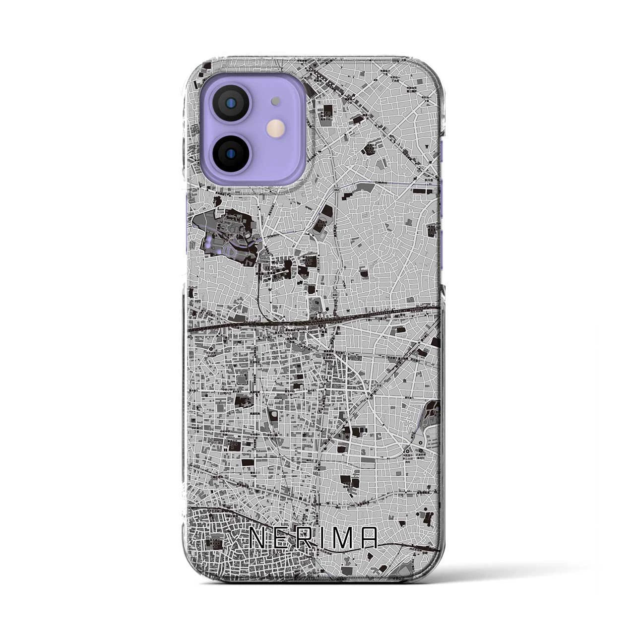 【練馬(東京都)】地図柄iPhoneケース(クリアタイプ)