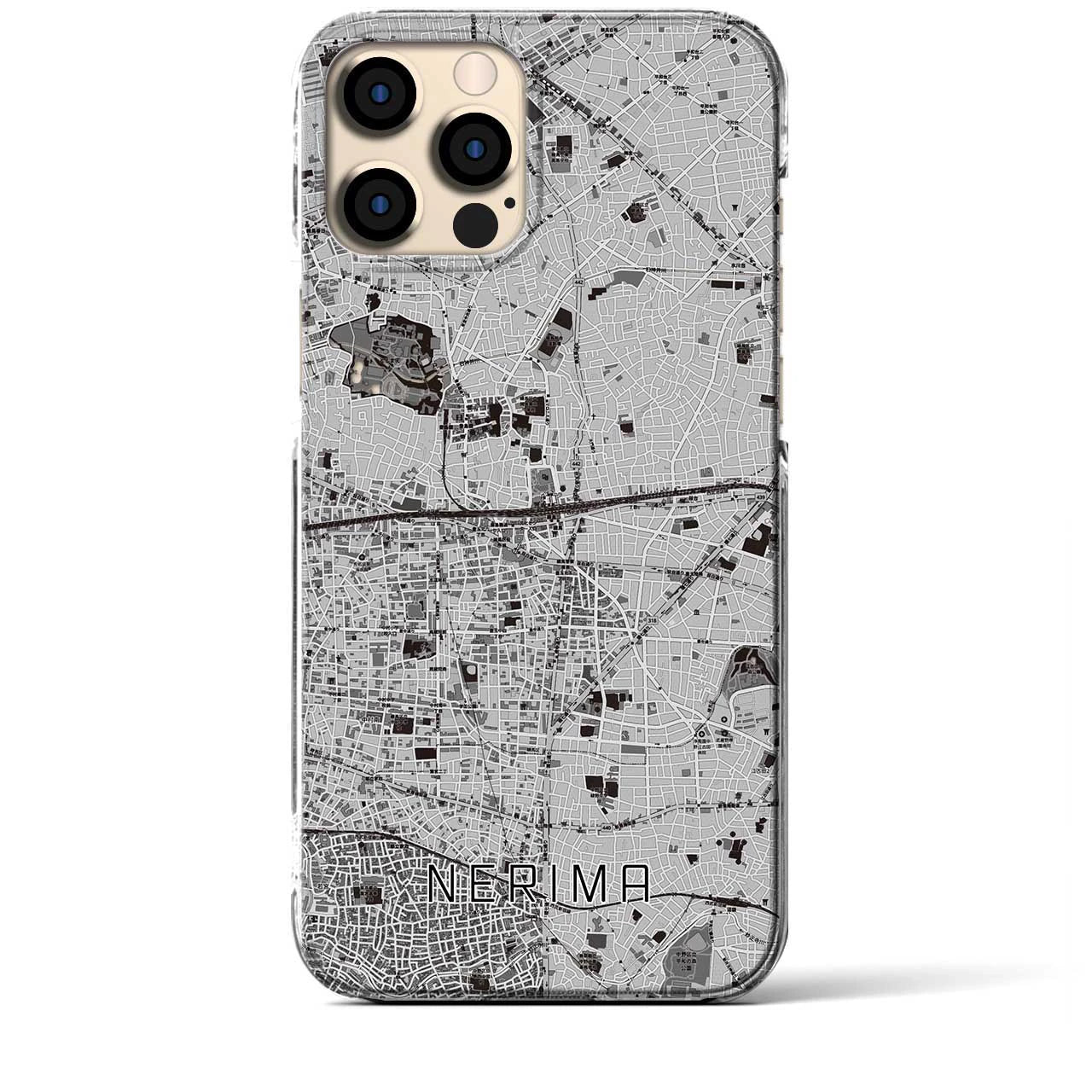 【練馬(東京都)】地図柄iPhoneケース(クリアタイプ)