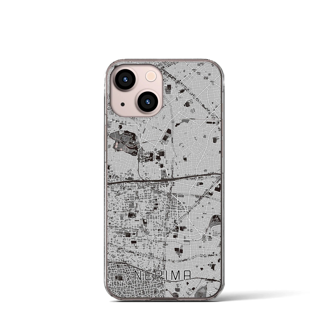 【練馬(東京都)】地図柄iPhoneケース(クリアタイプ)