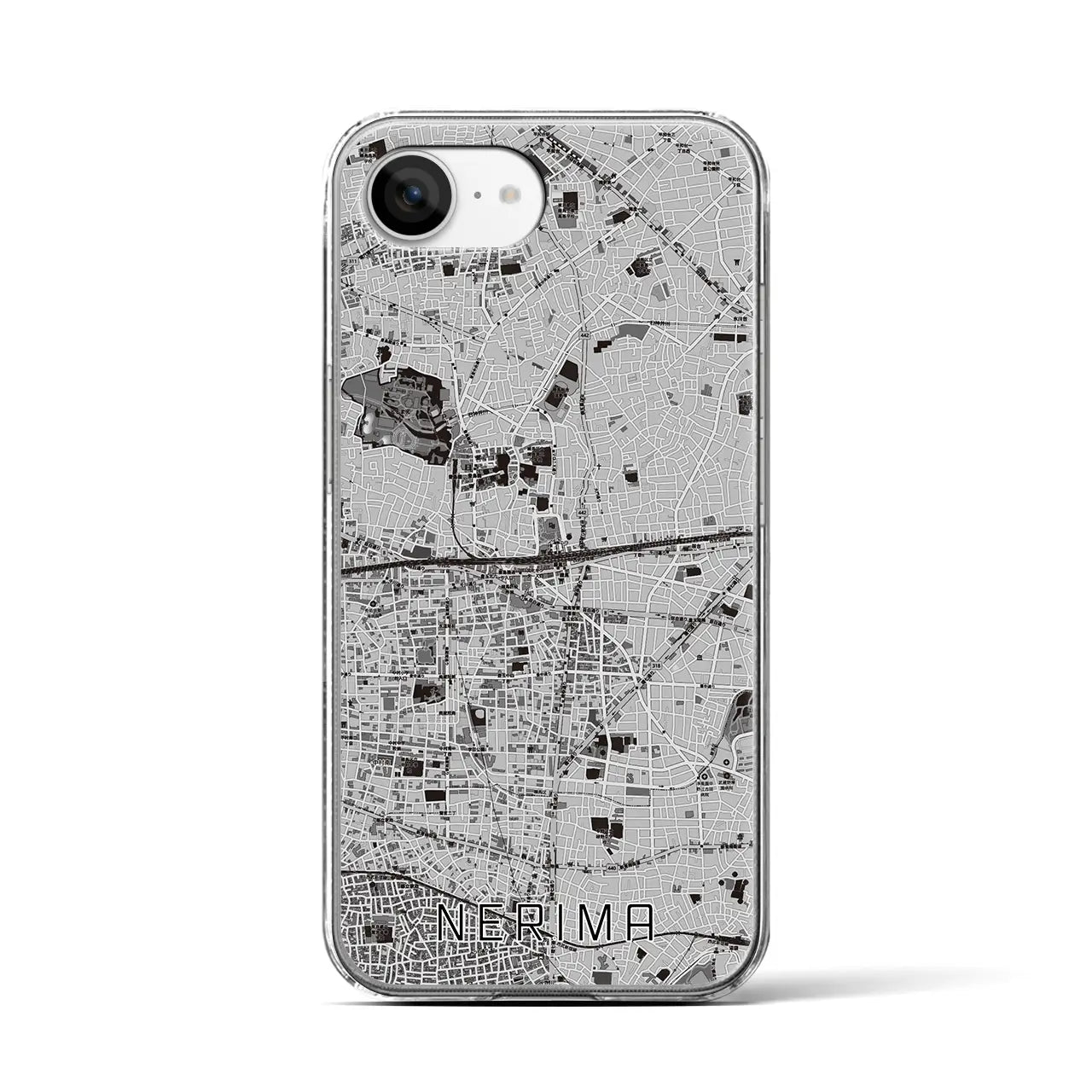 【練馬(東京都)】地図柄iPhoneケース(クリアタイプ)