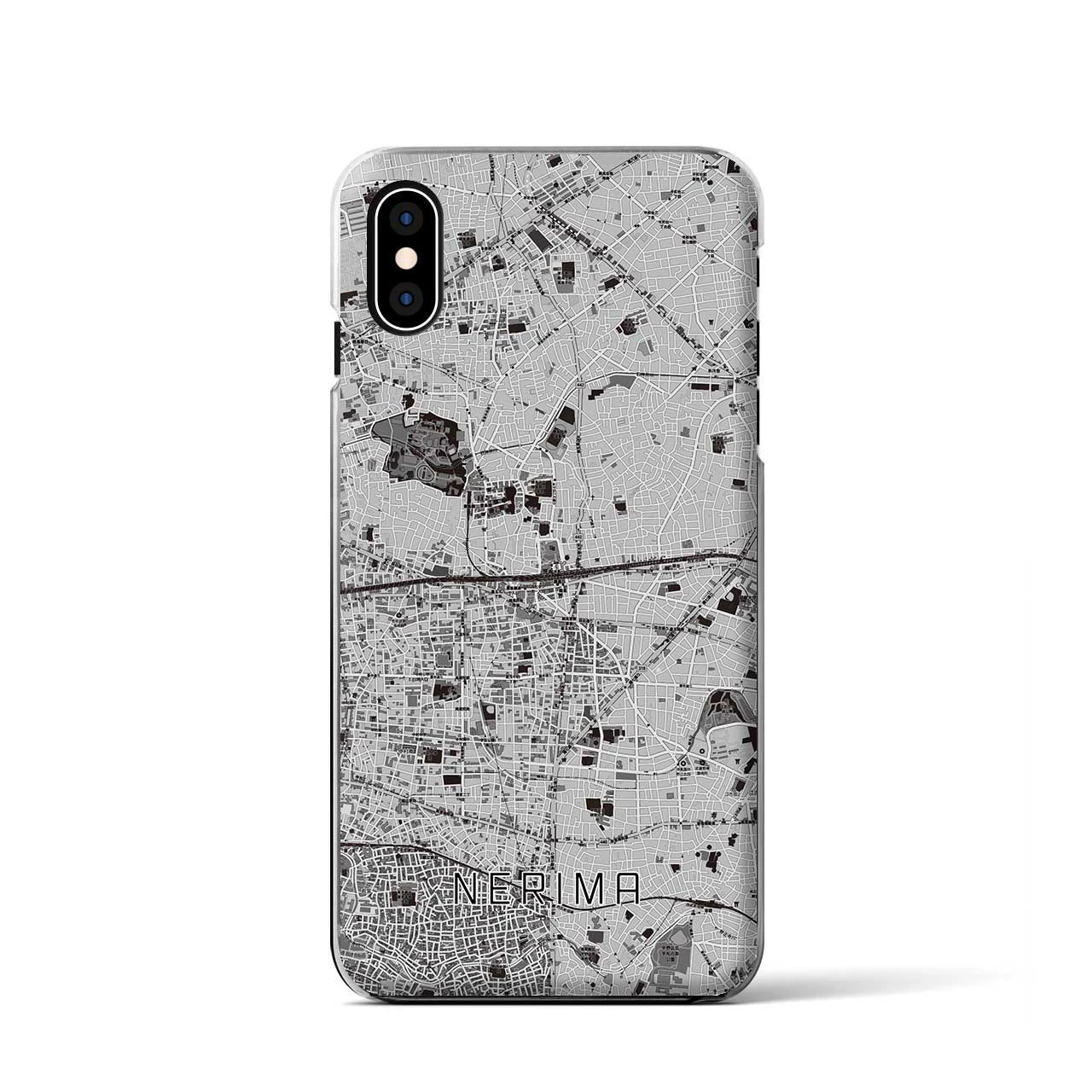 【練馬(東京都)】地図柄iPhoneケース(クリアタイプ)