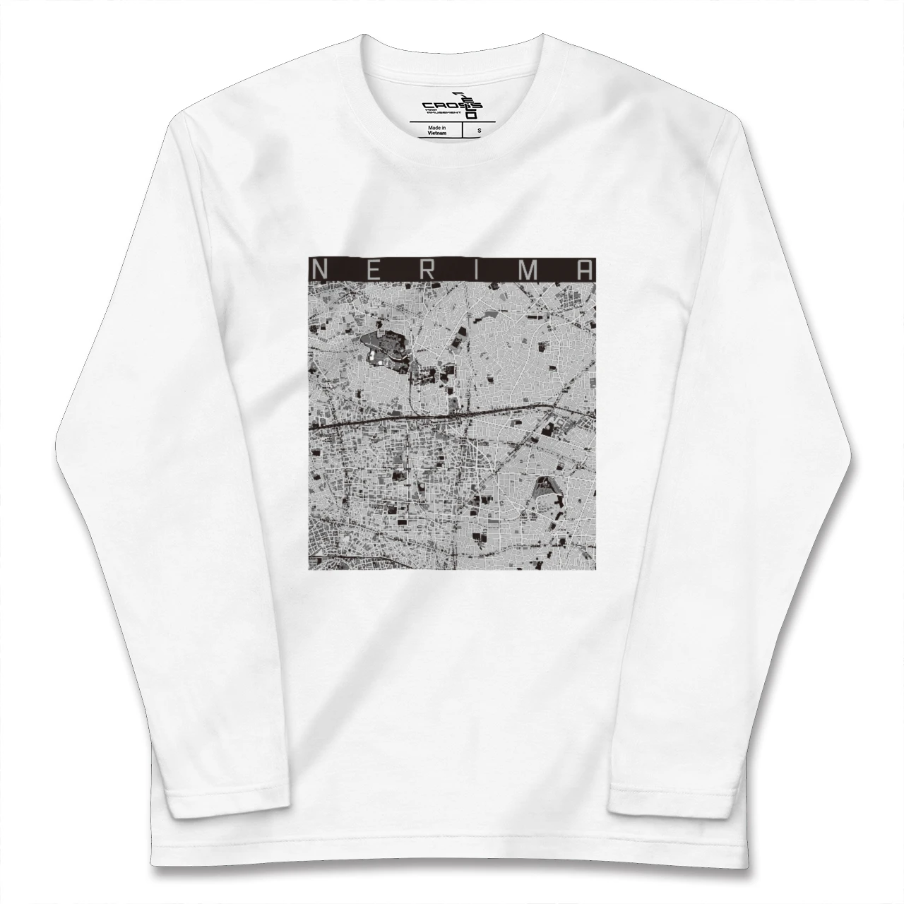 【練馬(東京都)】地図柄ロングスリーブTシャツ