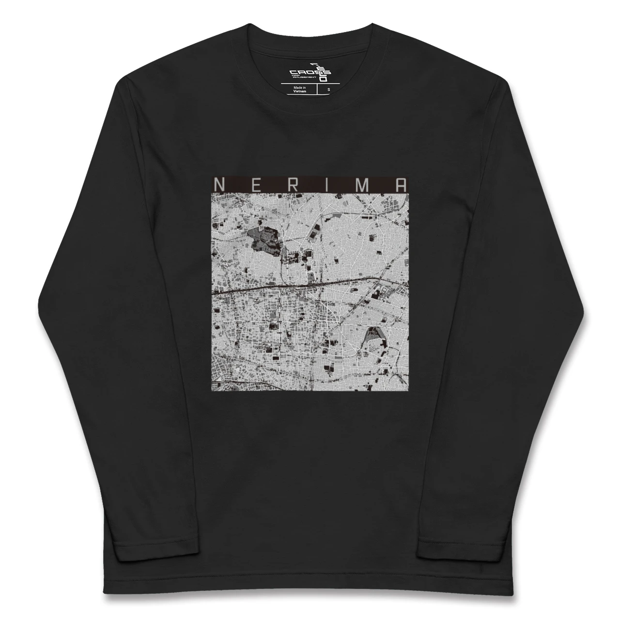 【練馬(東京都)】地図柄ロングスリーブTシャツ