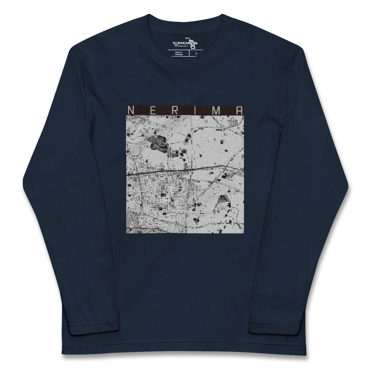 【練馬(東京都)】地図柄ロングスリーブTシャツ