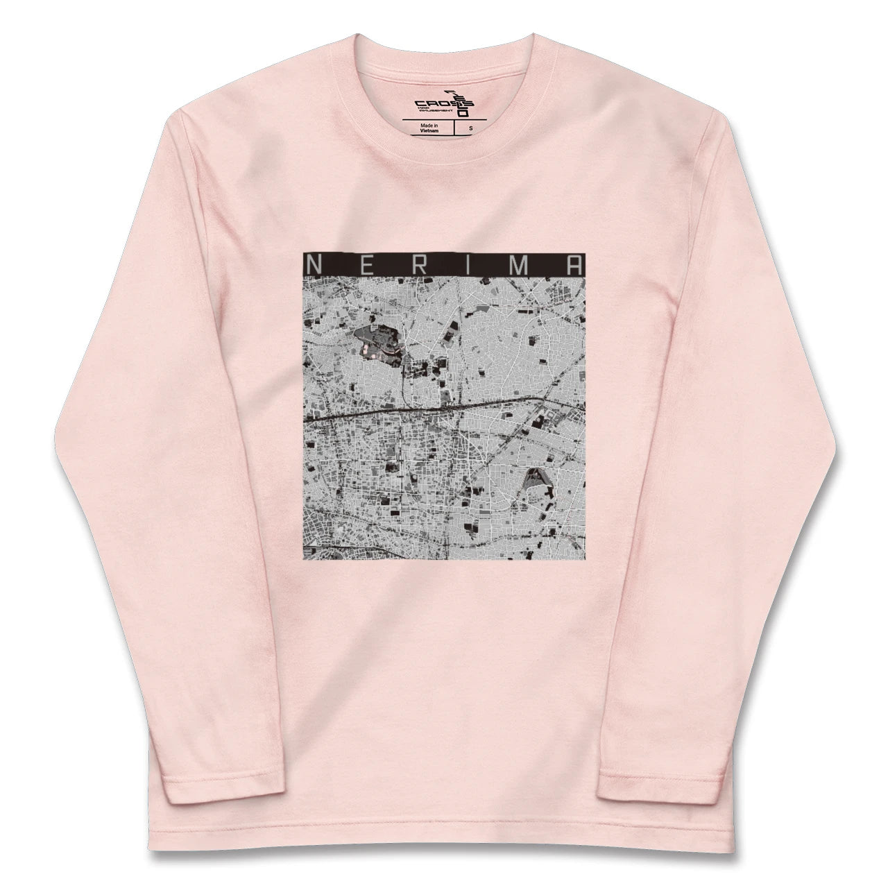 【練馬(東京都)】地図柄ロングスリーブTシャツ