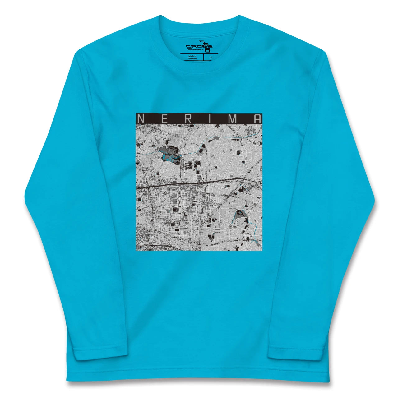 【練馬(東京都)】地図柄ロングスリーブTシャツ