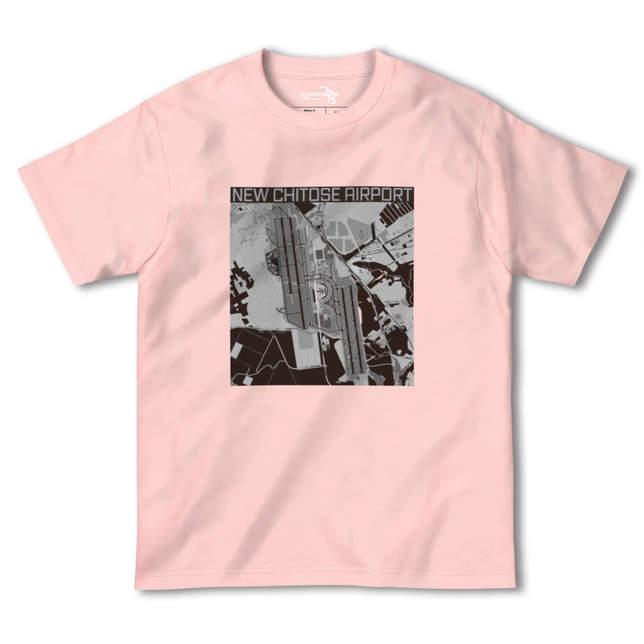 【新千歳空港(北海道)】地図柄ヘビーウェイトTシャツ