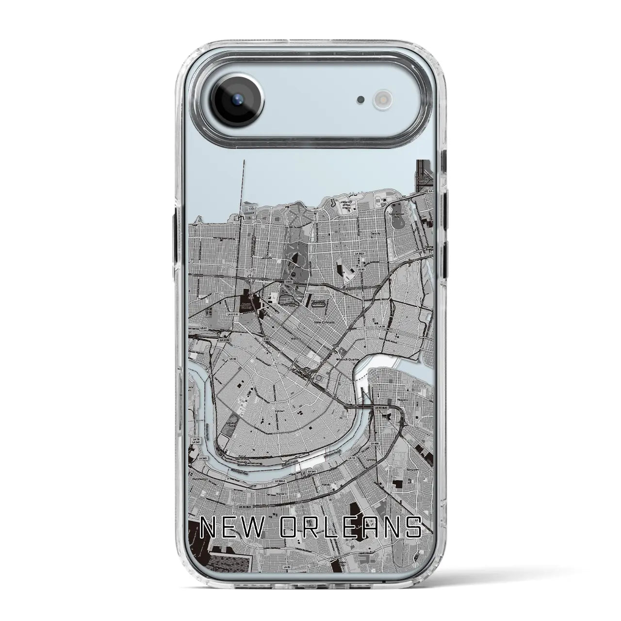 【ニューオーリンズ(アメリカ)】地図柄iPhoneケース(MagSafeタイプ)