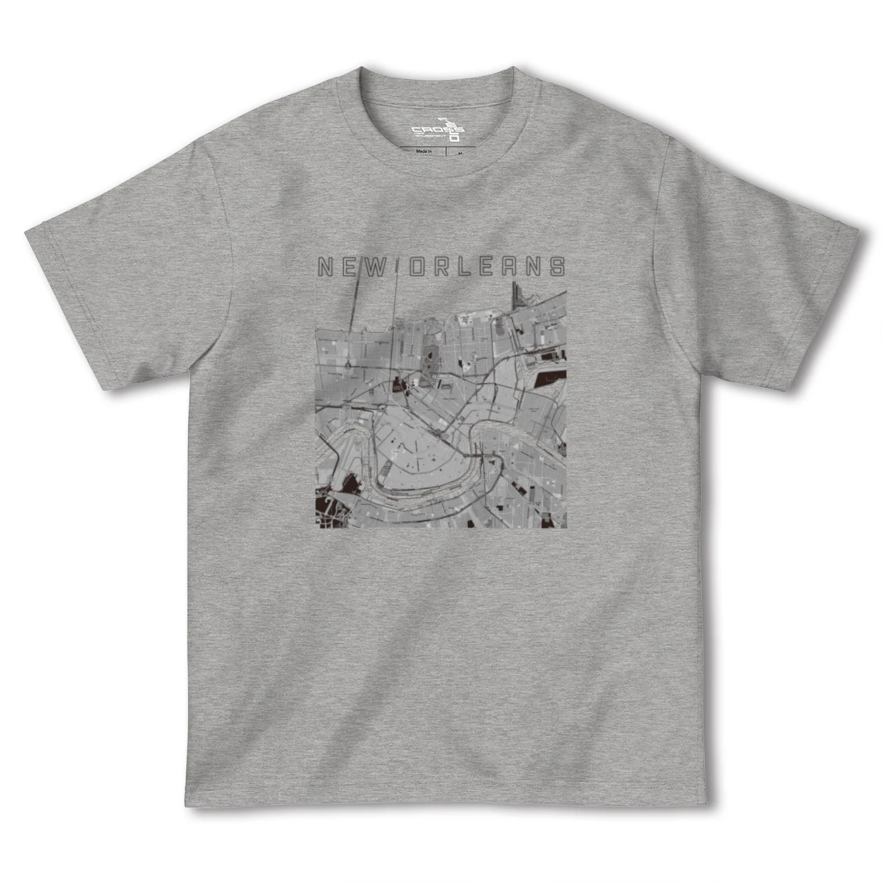 【ニューオーリンズ(アメリカ)】地図柄ヘビーウェイトTシャツ