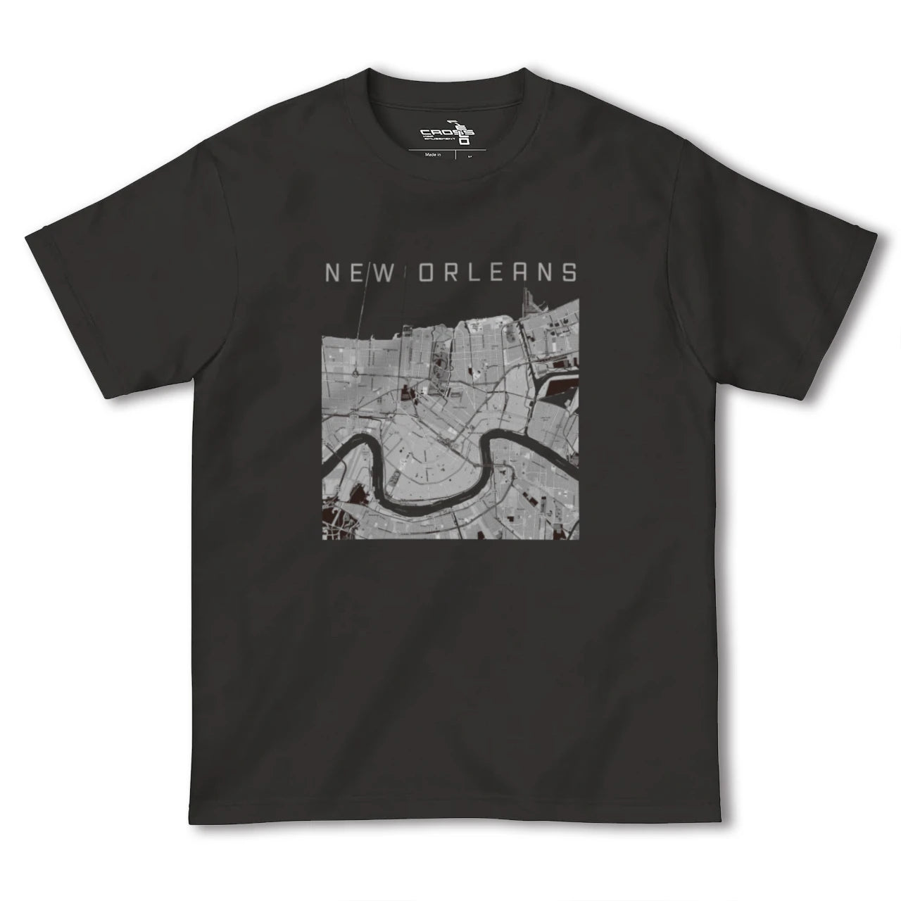 【ニューオーリンズ(アメリカ)】地図柄ヘビーウェイトTシャツ