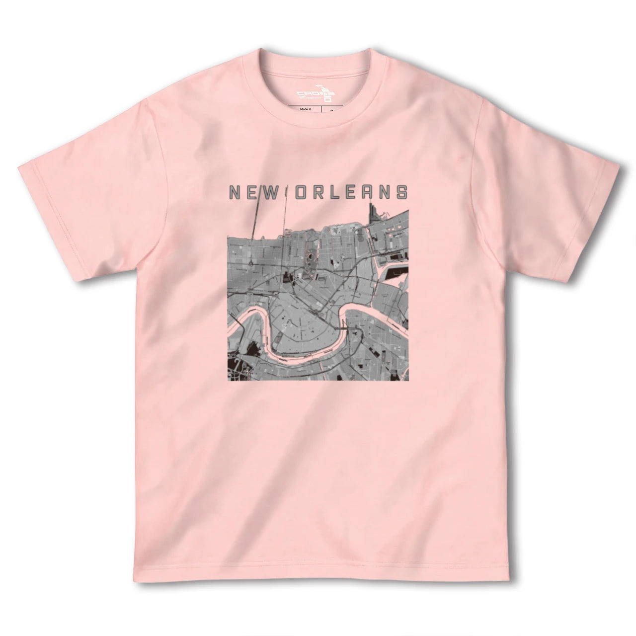 【ニューオーリンズ(アメリカ)】地図柄ヘビーウェイトTシャツ
