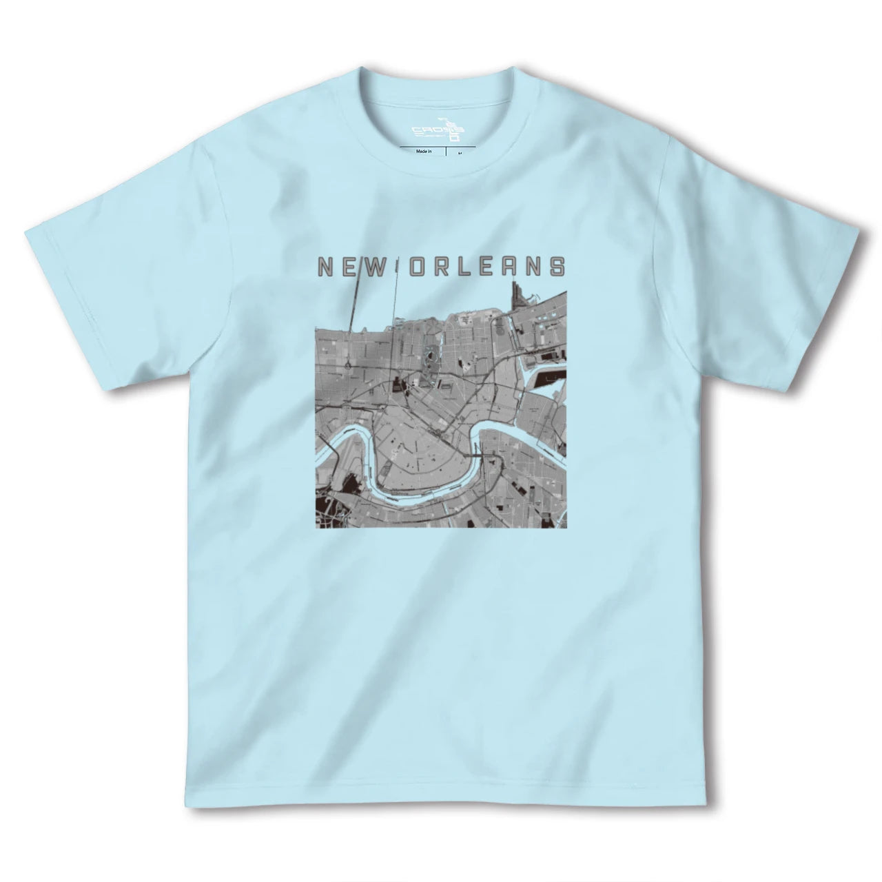 【ニューオーリンズ(アメリカ)】地図柄ヘビーウェイトTシャツ