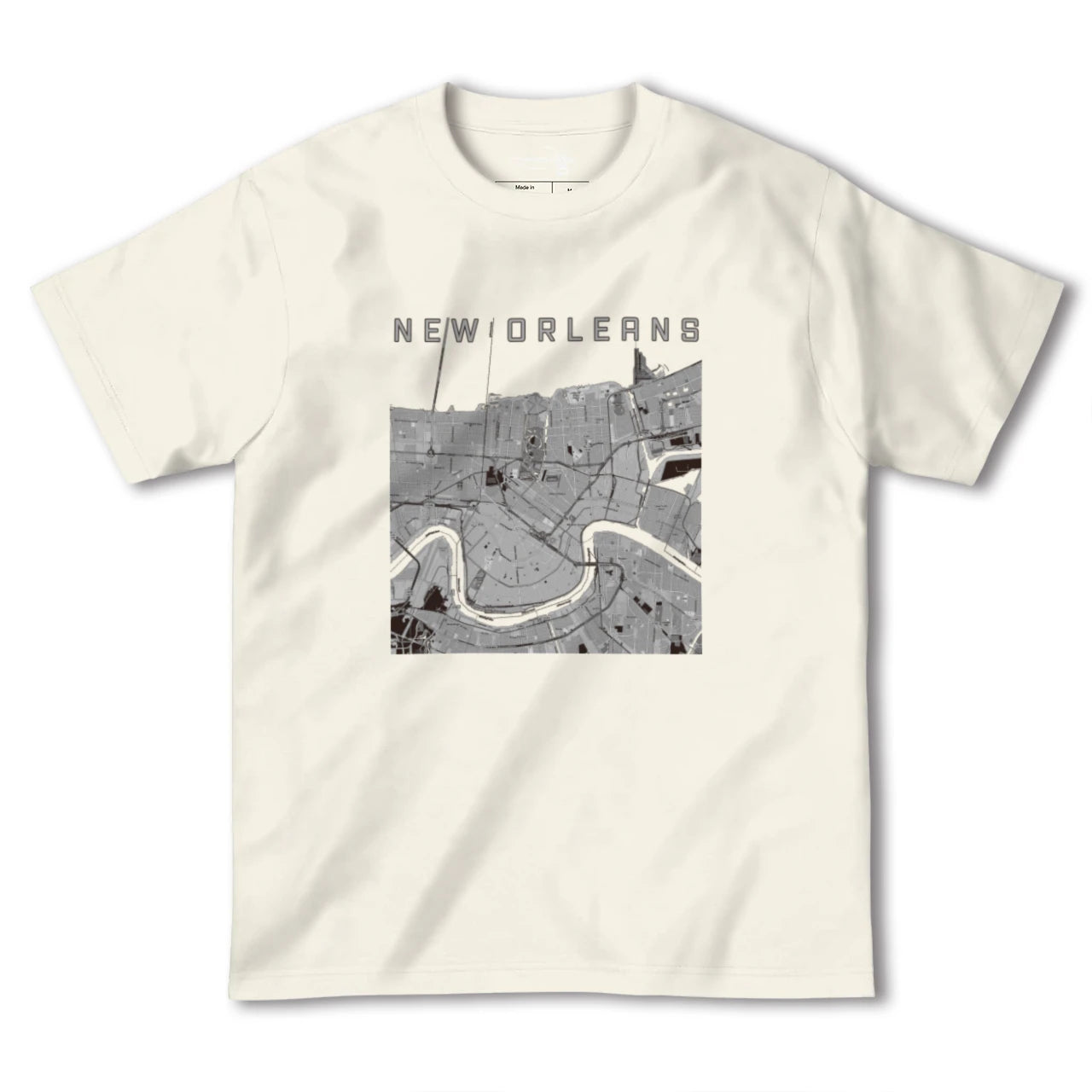【ニューオーリンズ(アメリカ)】地図柄ヘビーウェイトTシャツ