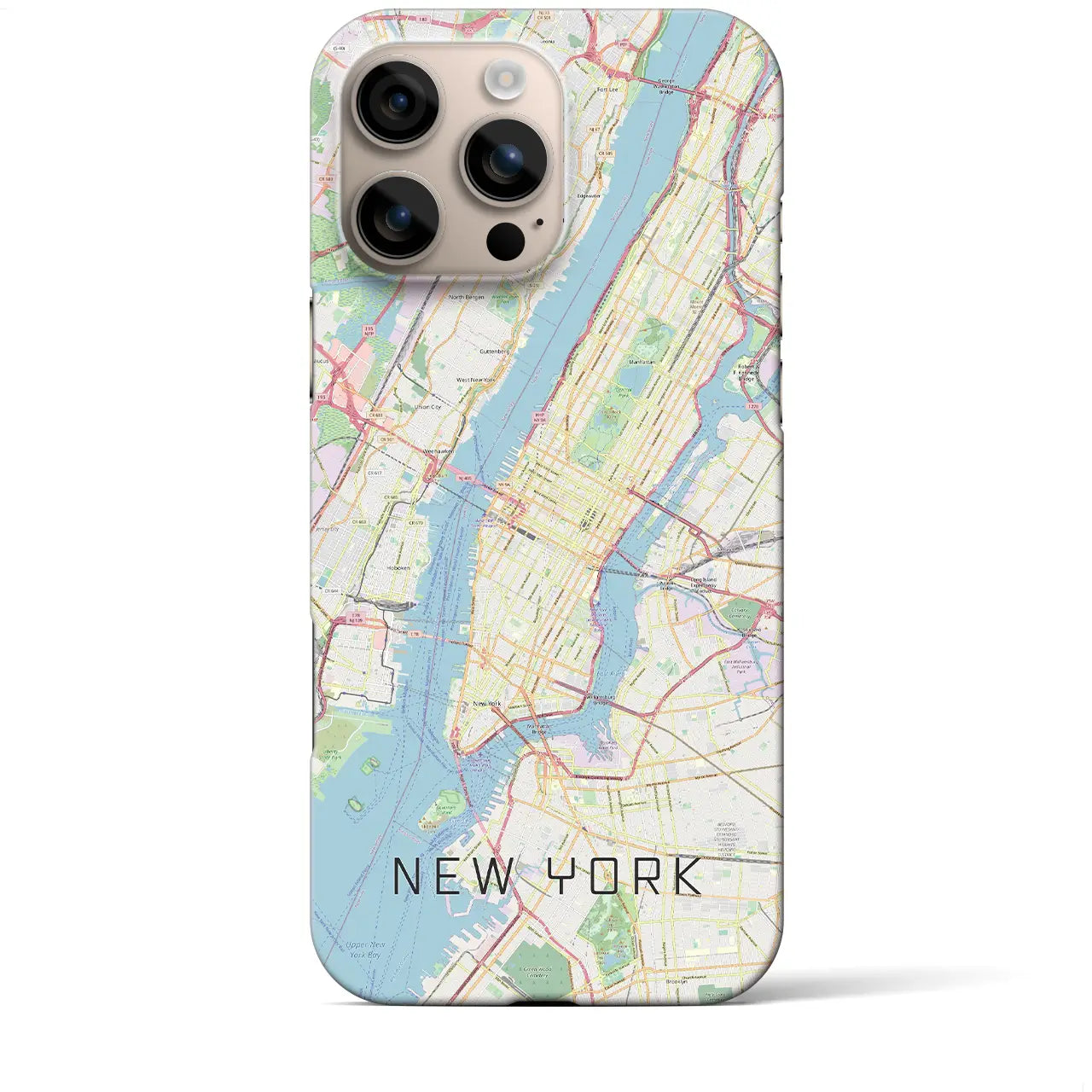 【ニューヨーク(アメリカ)】地図柄iPhoneケース(バックカバータイプ)