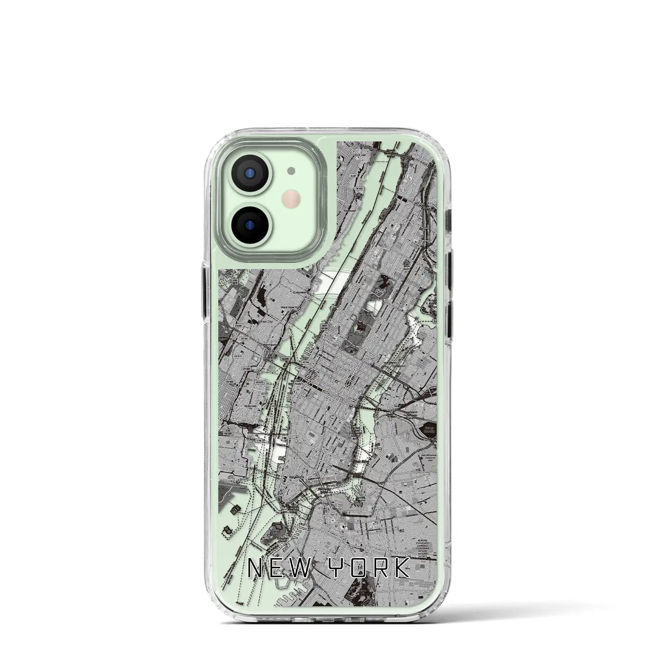 【ニューヨーク(アメリカ)】地図柄iPhoneケース(MagSafeタイプ)