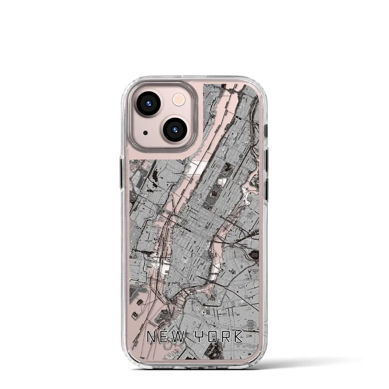 【ニューヨーク(アメリカ)】地図柄iPhoneケース(MagSafeタイプ)