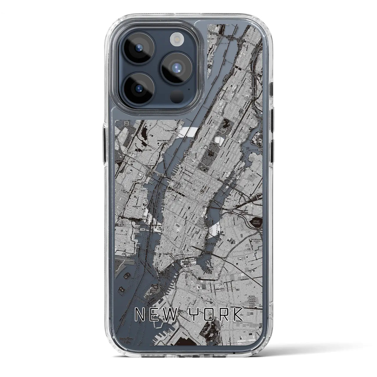 【ニューヨーク(アメリカ)】地図柄iPhoneケース(MagSafeタイプ)