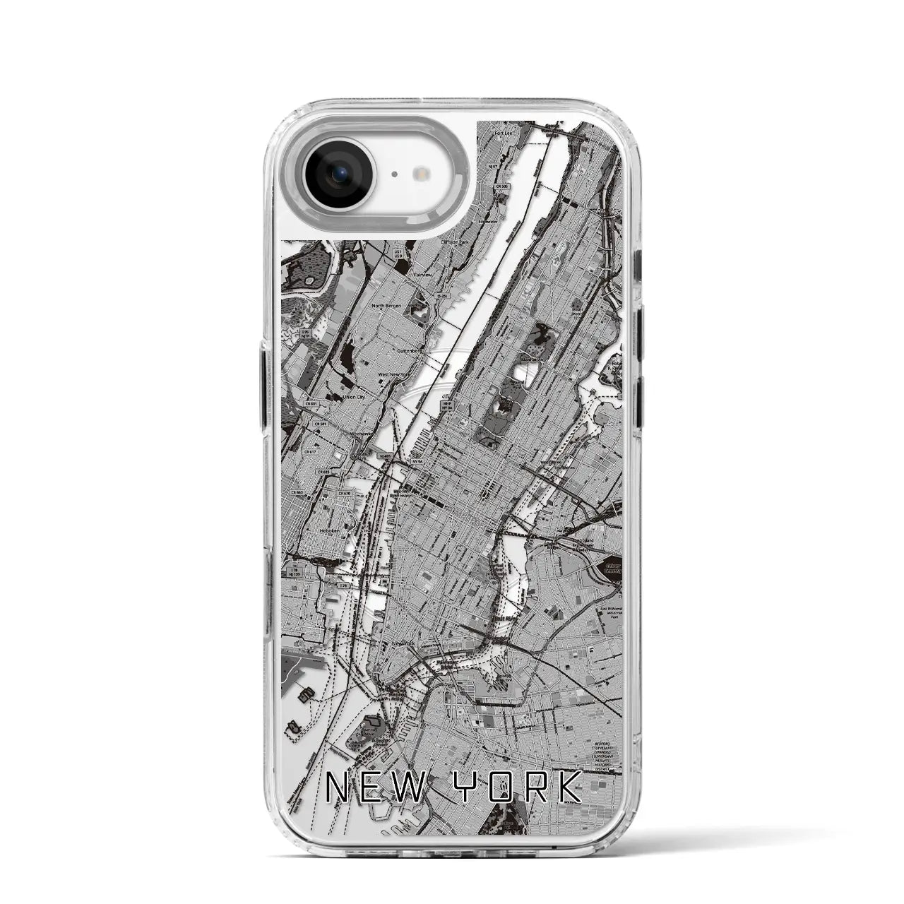 【ニューヨーク(アメリカ)】地図柄iPhoneケース(MagSafeタイプ)