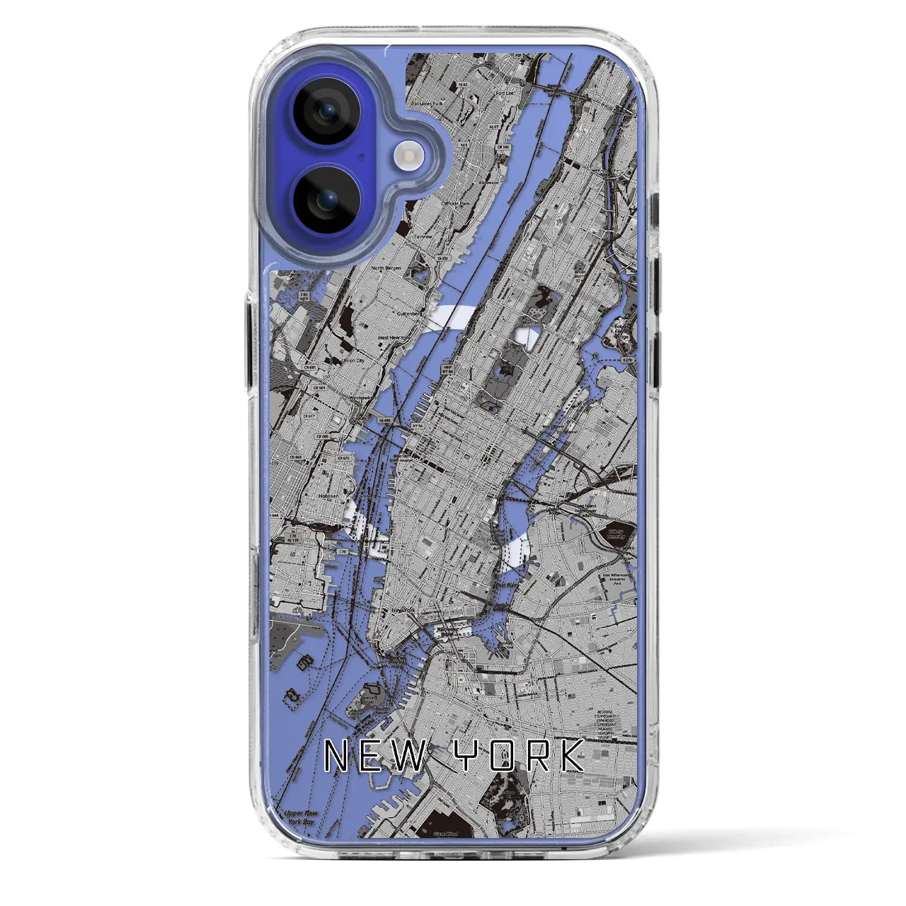 【ニューヨーク(アメリカ)】地図柄iPhoneケース(MagSafeタイプ)