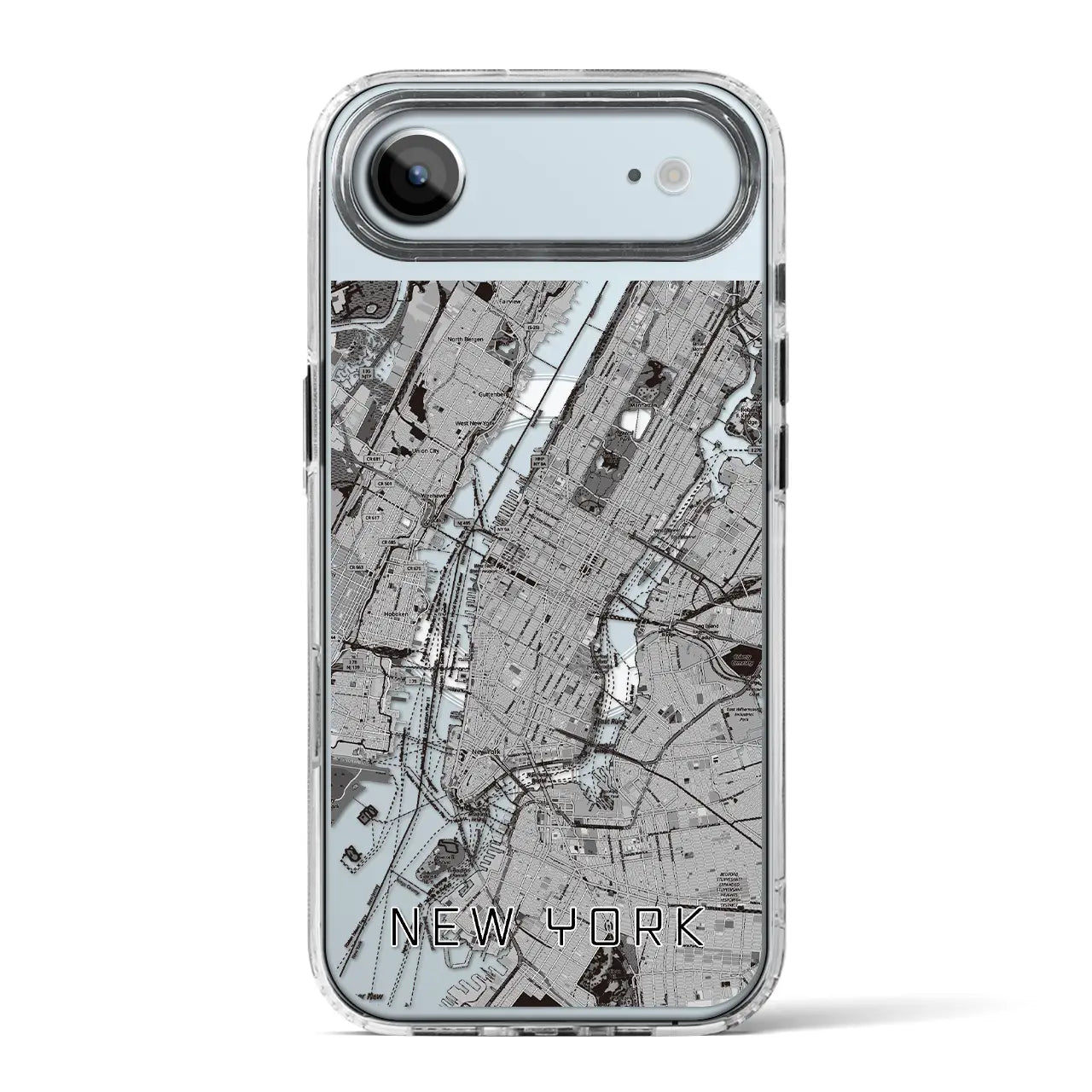 【ニューヨーク(アメリカ)】地図柄iPhoneケース(MagSafeタイプ)