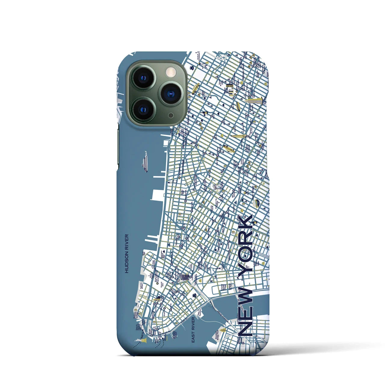 【ニューヨーク】イラストマップiPhoneケース(バックカバータイプ)