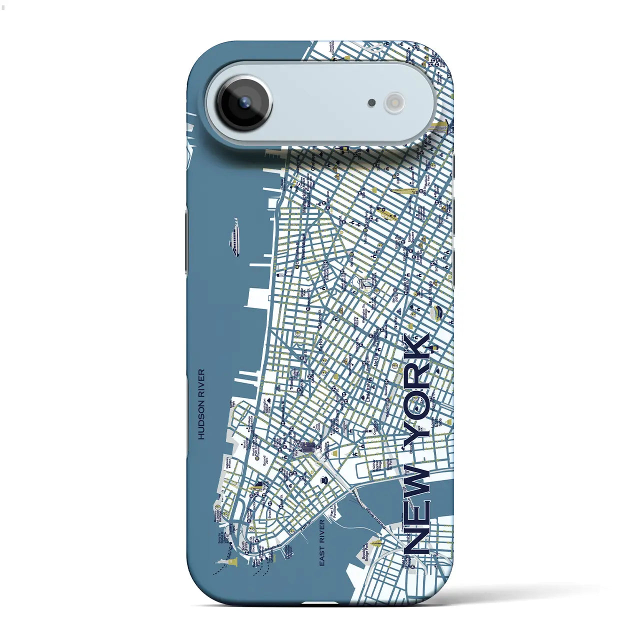 【ニューヨーク】イラストマップiPhoneケース(バックカバータイプ)