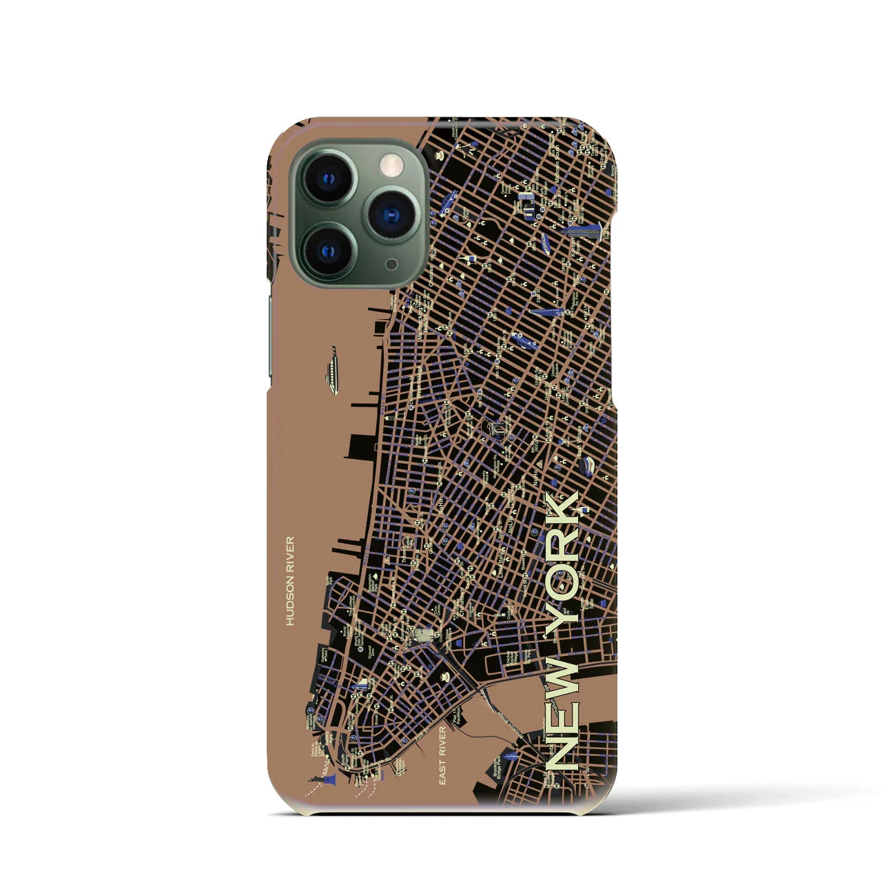 【ニューヨーク】イラストマップiPhoneケース(バックカバータイプ)