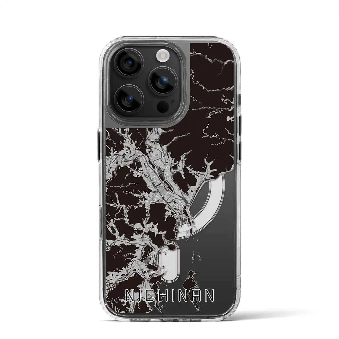 【日南(宮崎県)】地図柄iPhoneケース(MagSafeタイプ)