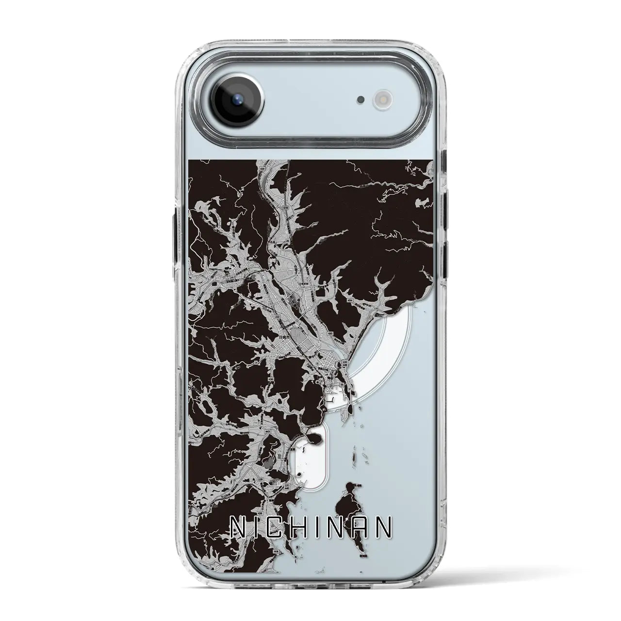 【日南(宮崎県)】地図柄iPhoneケース(MagSafeタイプ)