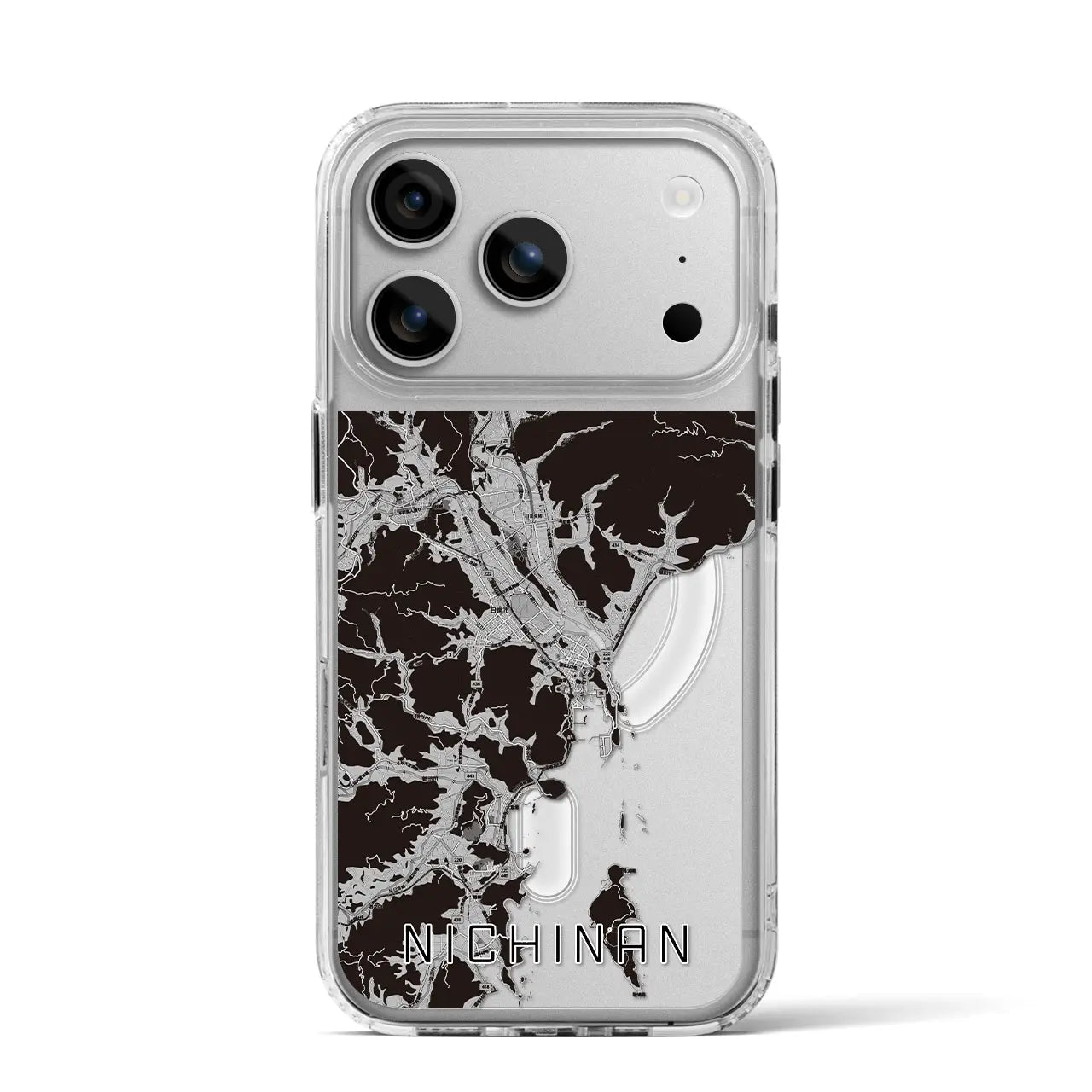 【日南(宮崎県)】地図柄iPhoneケース(MagSafeタイプ)