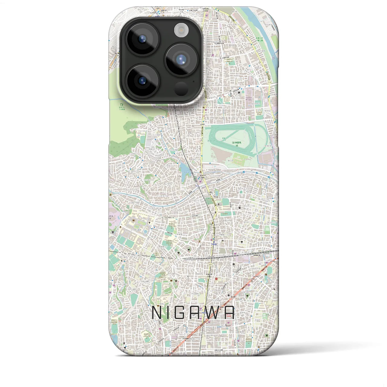 【仁川(兵庫県)】地図柄iPhoneケース(バックカバータイプ)