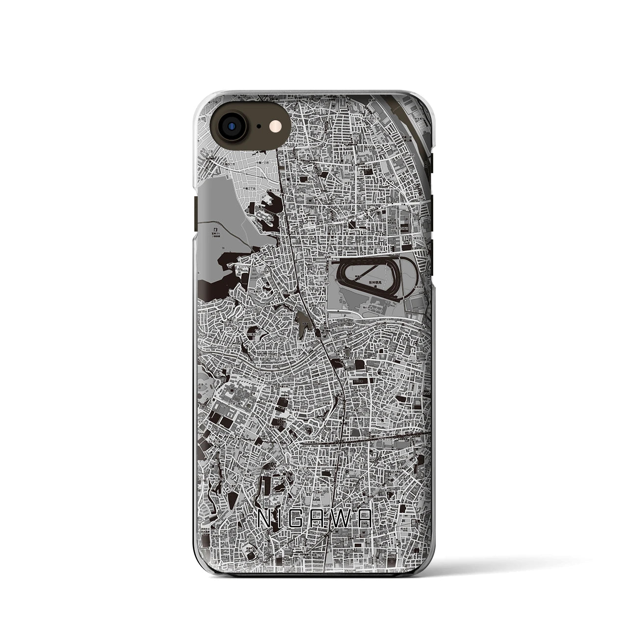 【仁川(兵庫県)】地図柄iPhoneケース(クリアタイプ)