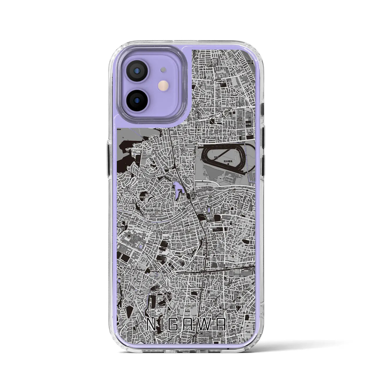 【仁川(兵庫県)】地図柄iPhoneケース(MagSafeタイプ)