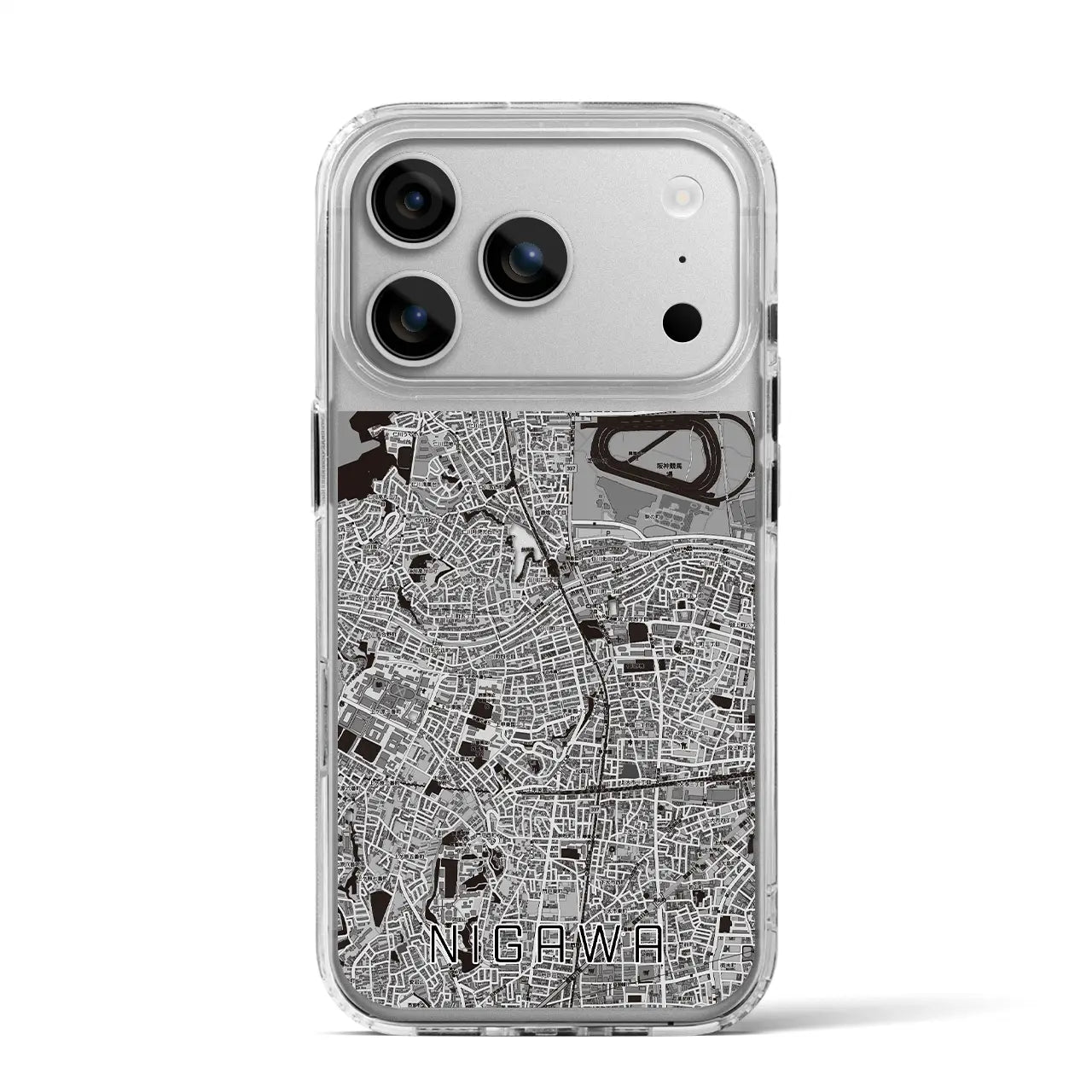 【仁川(兵庫県)】地図柄iPhoneケース(MagSafeタイプ)