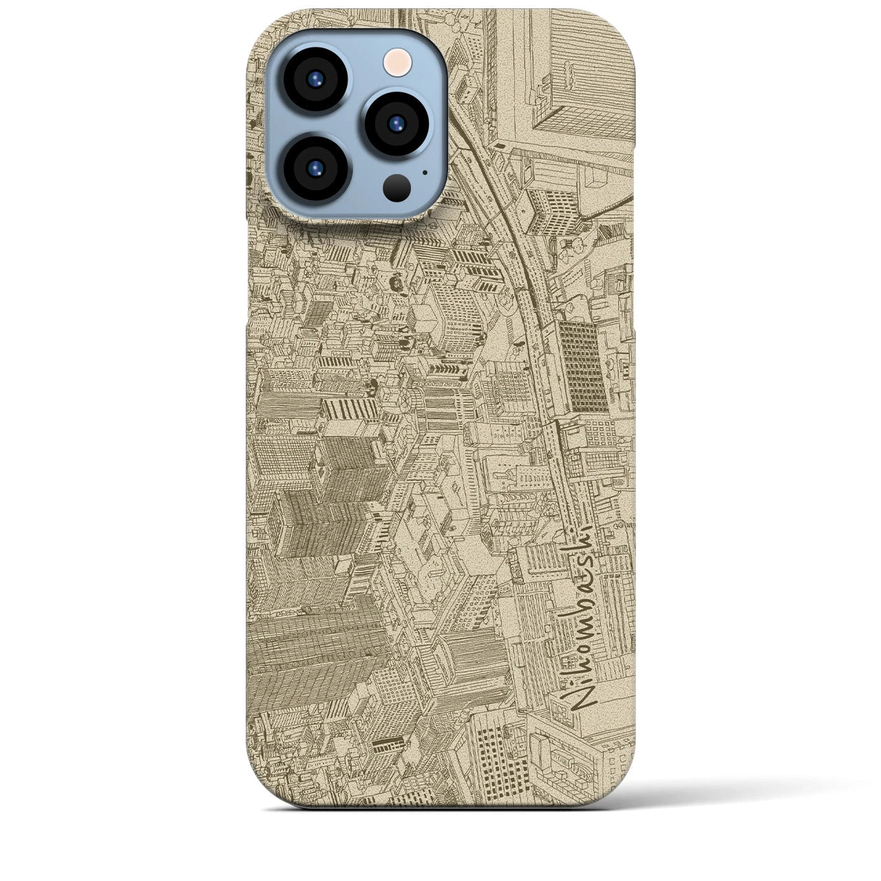 【日本橋(フリーハンドランドスケープ)】フリーハンドランドスケープiPhoneケース(バックカバータイプ)