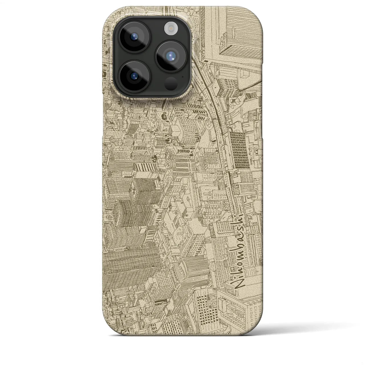 【日本橋(フリーハンドランドスケープ)】フリーハンドランドスケープiPhoneケース(バックカバータイプ)
