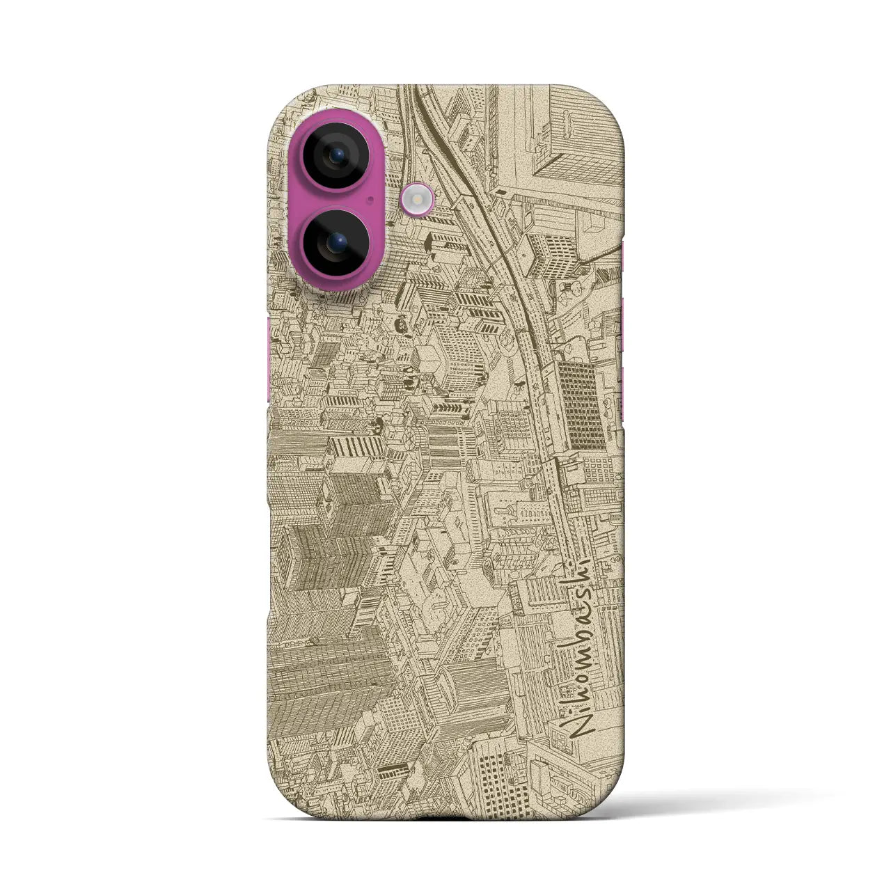 【日本橋(フリーハンドランドスケープ)】フリーハンドランドスケープiPhoneケース(バックカバータイプ)