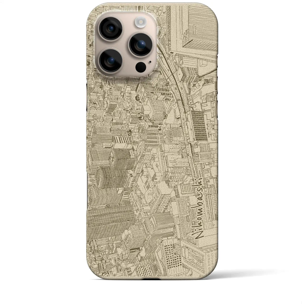 【日本橋(フリーハンドランドスケープ)】フリーハンドランドスケープiPhoneケース(バックカバータイプ)