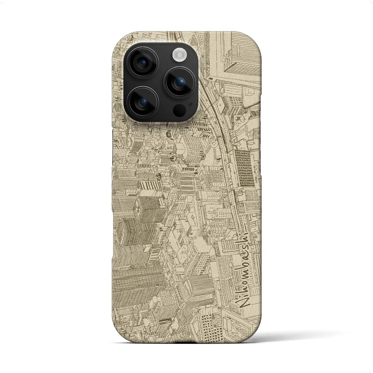 【日本橋(フリーハンドランドスケープ)】フリーハンドランドスケープiPhoneケース(バックカバータイプ)