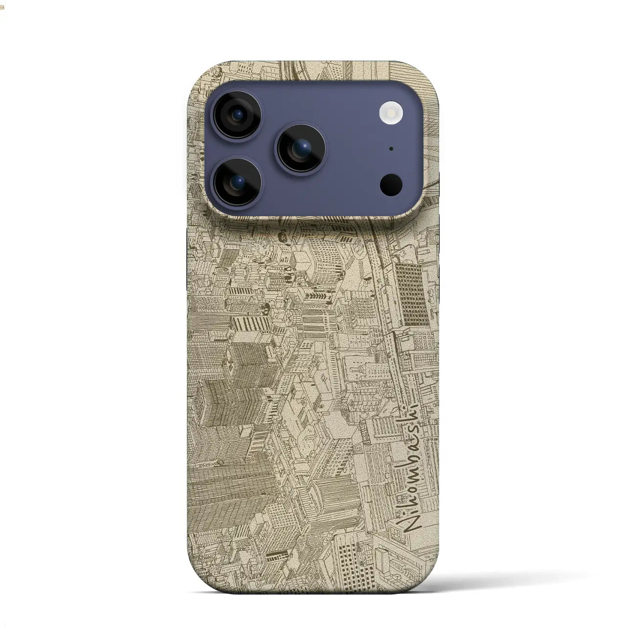 【日本橋(フリーハンドランドスケープ)】フリーハンドランドスケープiPhoneケース(バックカバータイプ)