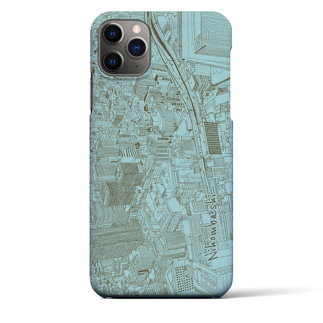 【日本橋(フリーハンドランドスケープ)】フリーハンドランドスケープiPhoneケース(バックカバータイプ)