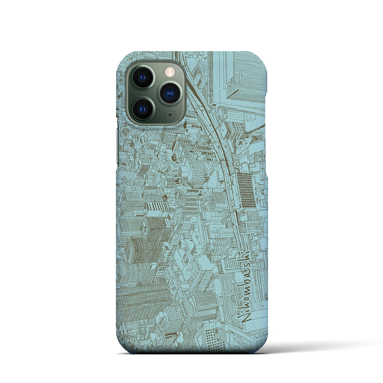 【日本橋(フリーハンドランドスケープ)】フリーハンドランドスケープiPhoneケース(バックカバータイプ)