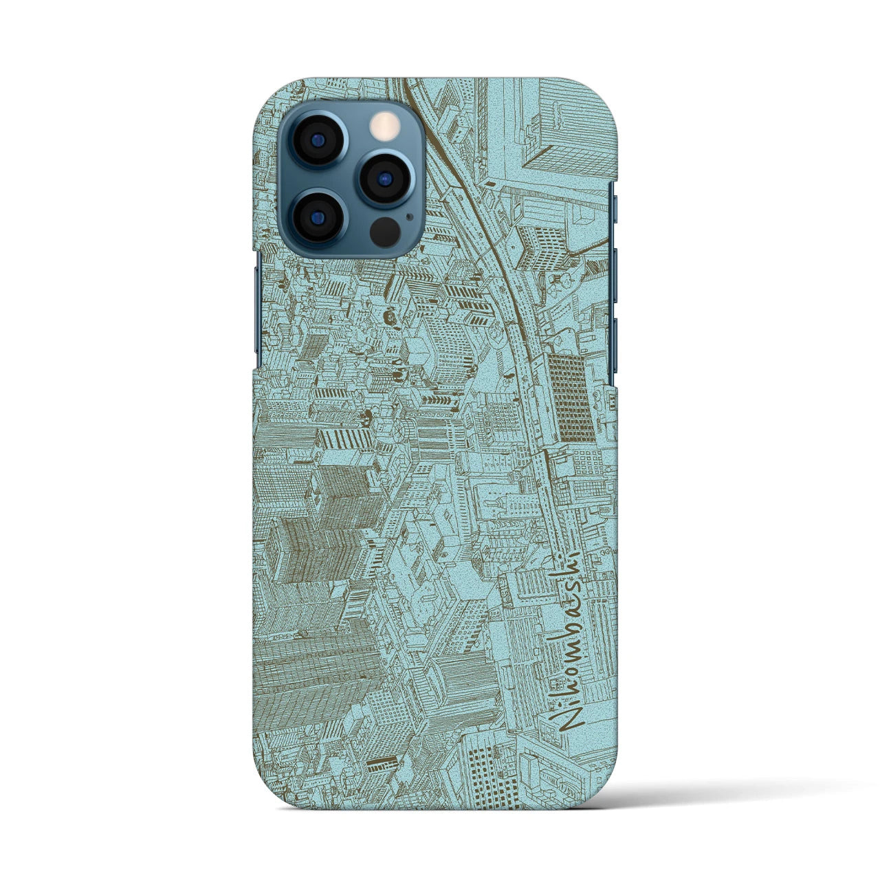 【日本橋(フリーハンドランドスケープ)】フリーハンドランドスケープiPhoneケース(バックカバータイプ)