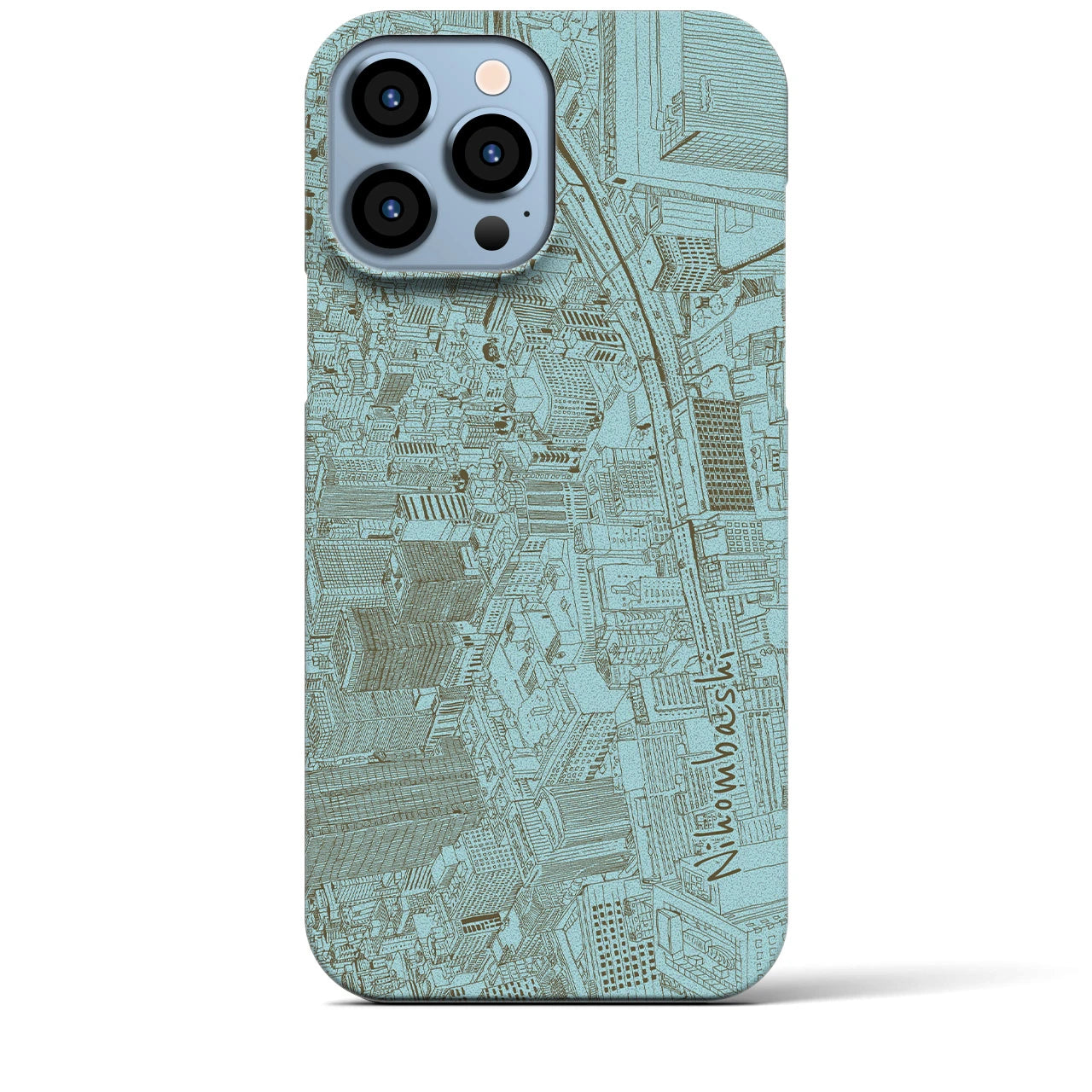 【日本橋(フリーハンドランドスケープ)】フリーハンドランドスケープiPhoneケース(バックカバータイプ)