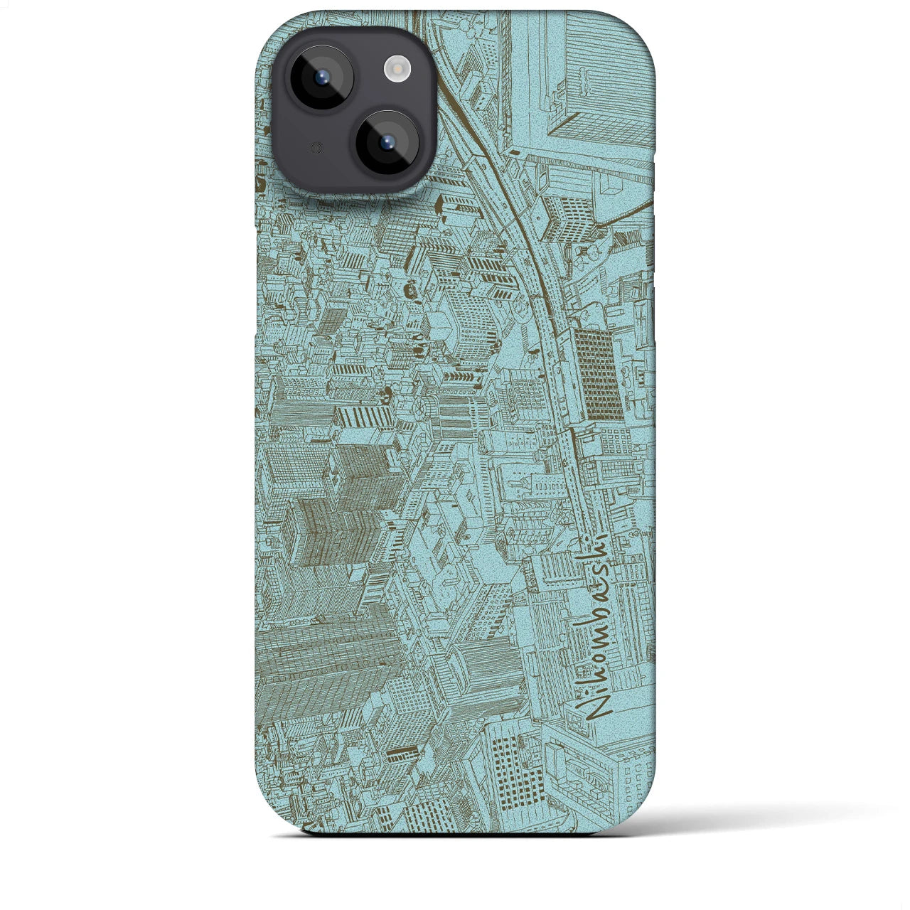 【日本橋(フリーハンドランドスケープ)】フリーハンドランドスケープiPhoneケース(バックカバータイプ)