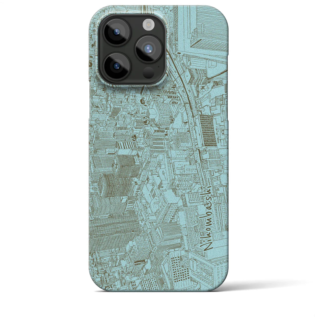 【日本橋(フリーハンドランドスケープ)】フリーハンドランドスケープiPhoneケース(バックカバータイプ)