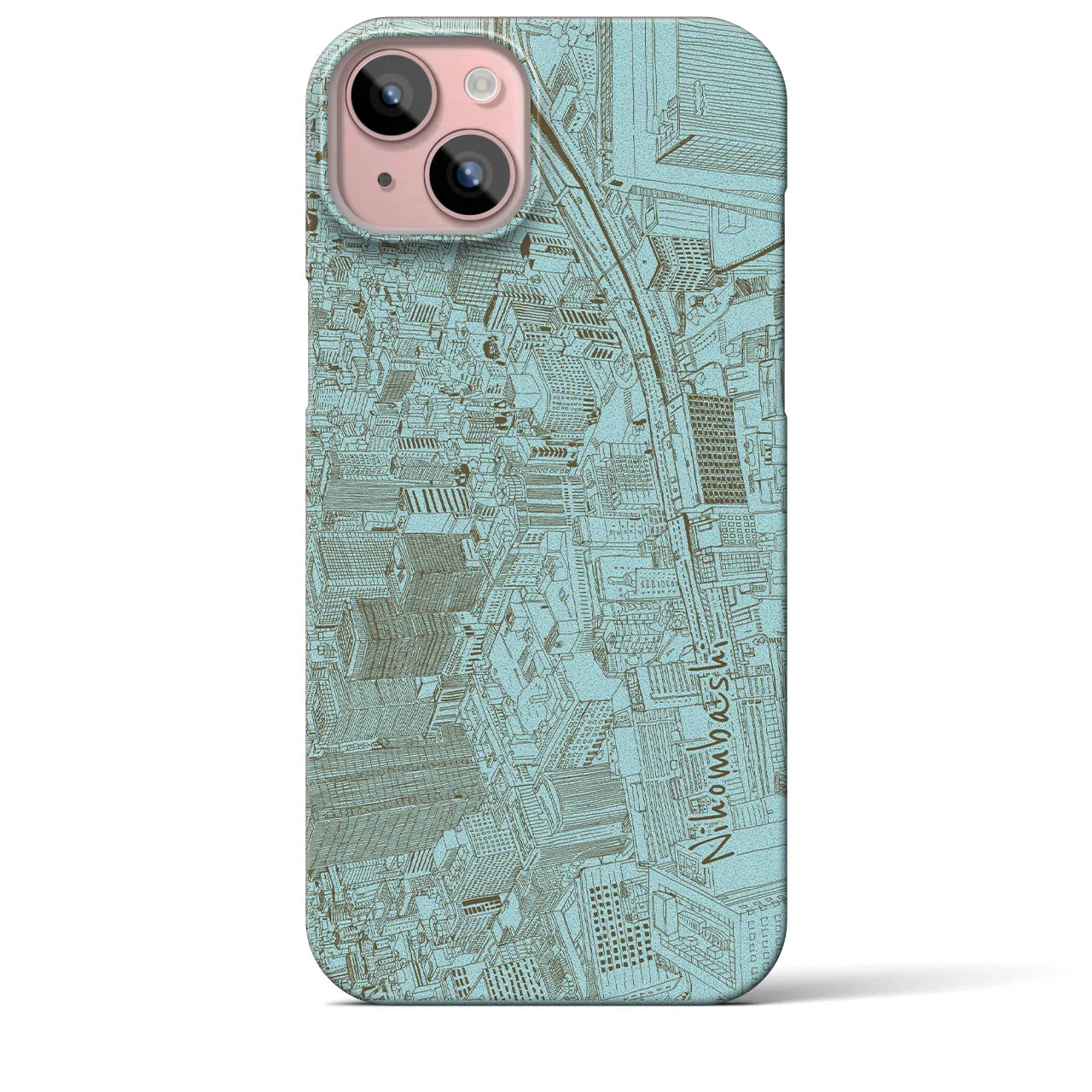 【日本橋(フリーハンドランドスケープ)】フリーハンドランドスケープiPhoneケース(バックカバータイプ)
