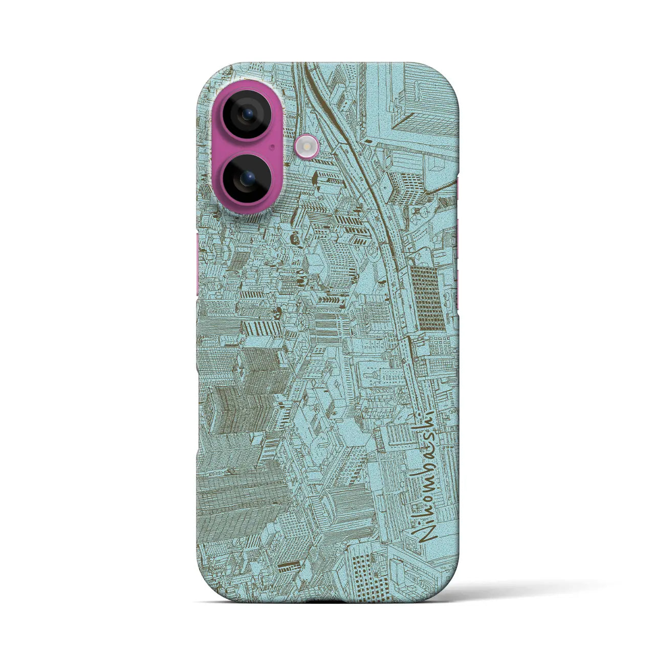 【日本橋(フリーハンドランドスケープ)】フリーハンドランドスケープiPhoneケース(バックカバータイプ)